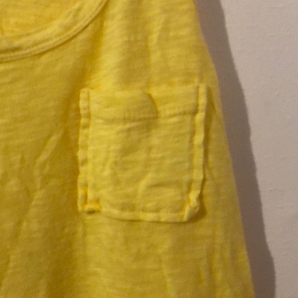 Women’s Yellow Racerback Tank Top - Picture 2 of 3